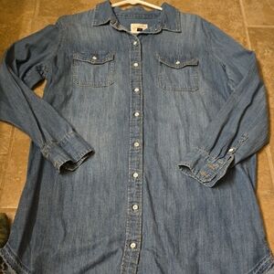 Universal Thread Blue Denim Top